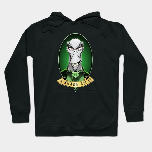 A Snake, am I? Hoodie by amodesigns